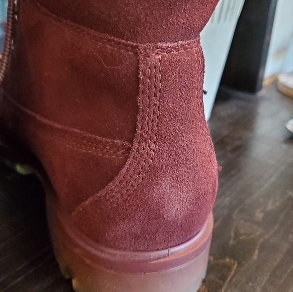 Timberland  Boots, burgundy Size 8.5 - Picture 4 of 7